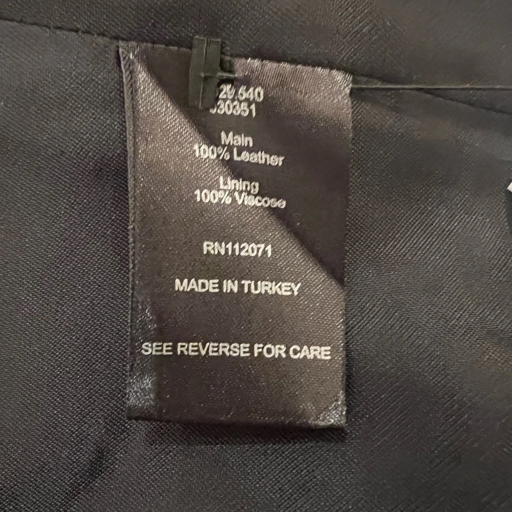 Jigsaw 100% Napa leather black biker jacket. Women’s size 4. Pristine! - Picture 11 of 13